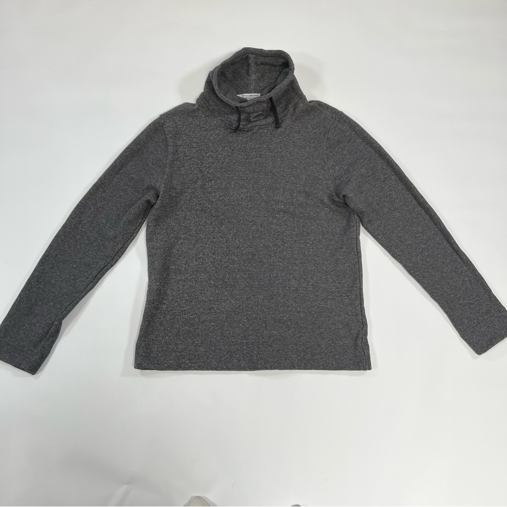 James Perse Pullover Sweatshirt Men's Size 2 | Heather Gray High neck